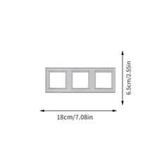 Creative The Mouse And The Picture Frame Metal Cutting Dies, DIY Scrapbooking Album And Embossing Stencil, Greeting Card Making Tool, Card Paper Cutting Crafts ,Gift Card Making Template Die Cuts. - Silver - View 13