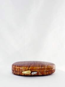 Túi xách acrylic họa tiết vân đá cẩm thạch tối giản thời trang, túi đeo chéo vai thanh lịch, cá tính và độc đáo. - màu nâu - Xem 3