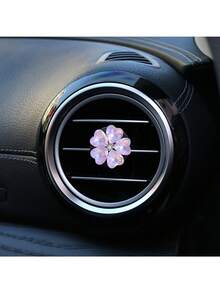 1 Chiếc giá đỡ hương thơm cho xe hơi hình hoa năm cánh bằng hợp kim mới, giá trang trí cửa gió điều hòa ô tô, giá đỡ hương thơm trang trí hình hoa pha lê tinh tế. Quà tặng cho các bữa tiệc và lễ hội, không kèm hương thơm. - A - Xem 13
