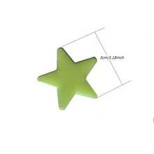 100pcs/200pcs Assorted Colorful Glow-In-The-Dark Stars, Suitable For Wall And Ceiling Decoration, Modern Minimalist Home Decor, Perfect Gift Choice - Pink - View 4