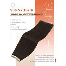 Tape In Hair Extensions,Dark Brown Tape In Hair Extensions Human Hair Invisible Remy Human Hair Tape In Extensions 20 Inch 20Pcs,38531596 - Chocolate Brown - View 2