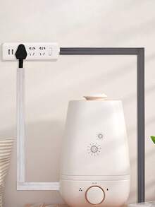 Ống dẫn cáp sàn nhà 1m/3 mét, ống bảo vệ cáp PVC, ống nối dài tổ chức dây điện, được thiết kế để bảo vệ dây điện và ngăn ngừa vấp ngã, nắp máng cáp gắn nổi 39,37in/117,11in, ống bảo vệ cáp gắn nổi, tự dính, thích hợp cho trang trí nhà cửa, quản lý dây điện và cáp, áp dụng cho sàn nhà, tường và bàn làm việc, máng dẫn cáp mạng gắn tường, dùng để tổ chức cáp. - Nhiều màu - Xem 5
