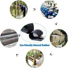 Small Bungee Cords With Hooks Assorted Size Of 12 Inch, 18 Inch,24 Inch And 36 Inch Length, Marine Grade Dip Coating Metal Hooks Without Sharp End, 1/4 Inch Diameter Rubber Bungee Cord - Black - View 4