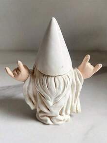 GlitZGlam摇滚小矮人 - “乔治” - 这款小矮人将为您的仙女花园和花园小矮人增添摇滚气息！高大的花园小矮人雕像