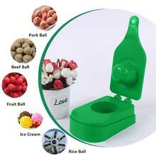 Non-Stick Meatball Maker 16 Holes Home Kitchen Tool For Octopus Balls And Appetizers - Green - View 1