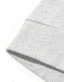 Adidas Áo nỉ chui đầu thể thao dài tay thường ngày mới dành cho nữ - Màu Xám nhạt - Xem 5