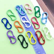 10pcs Candy-Colored Spring Clasps Letter S Buckle Lobster Hooks Connectors For DIY Necklace Bracelets Jewelry Making Fashion Accessories - Multicolor - View 4