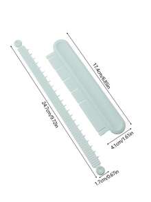 1 pieza/3 piezas Regla curva para medir fondant, herramienta para decorar pasteles, herramienta de repostería casera con escala de regla, herramienta de precisión ajustable en arco, disponible en varios colores, adecuada para decorar pasteles de cumpleaños, bodas, fondant, buttercream - Multicolor - Ver 12