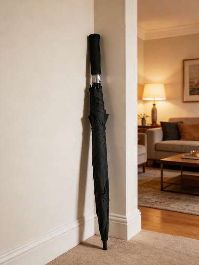 Parasol golfowy z prostym uchwytem, bardzo duży i gruby, wiatroodporny i przeciwdeszczowy, dla mężczyzn