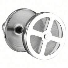 400ML Stainless Steel Handheld Milk Frother Double Mesh Coffee Cappuccino Milk Creamer Foamer Maker Kitchen Accessories - Silver - View 7