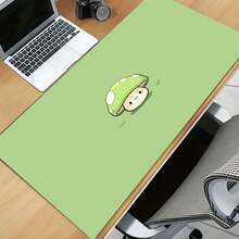 1pc Cartoon Mushroom Pattern Mouse Pad, Non-Slip Computer Keyboard Mat, Cute Desk Mat, Computer Carpet - Mouse Pad, Keyboard Mat, Gaming Mousepad, Elegant Gift - Green - View 13