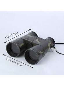 1pc Binoculars 635 Small Black PP Stationery Gift (Juvenile Decoration Prop Display) Camping Outdoor Exploration Supplies - Multicolor - View 5