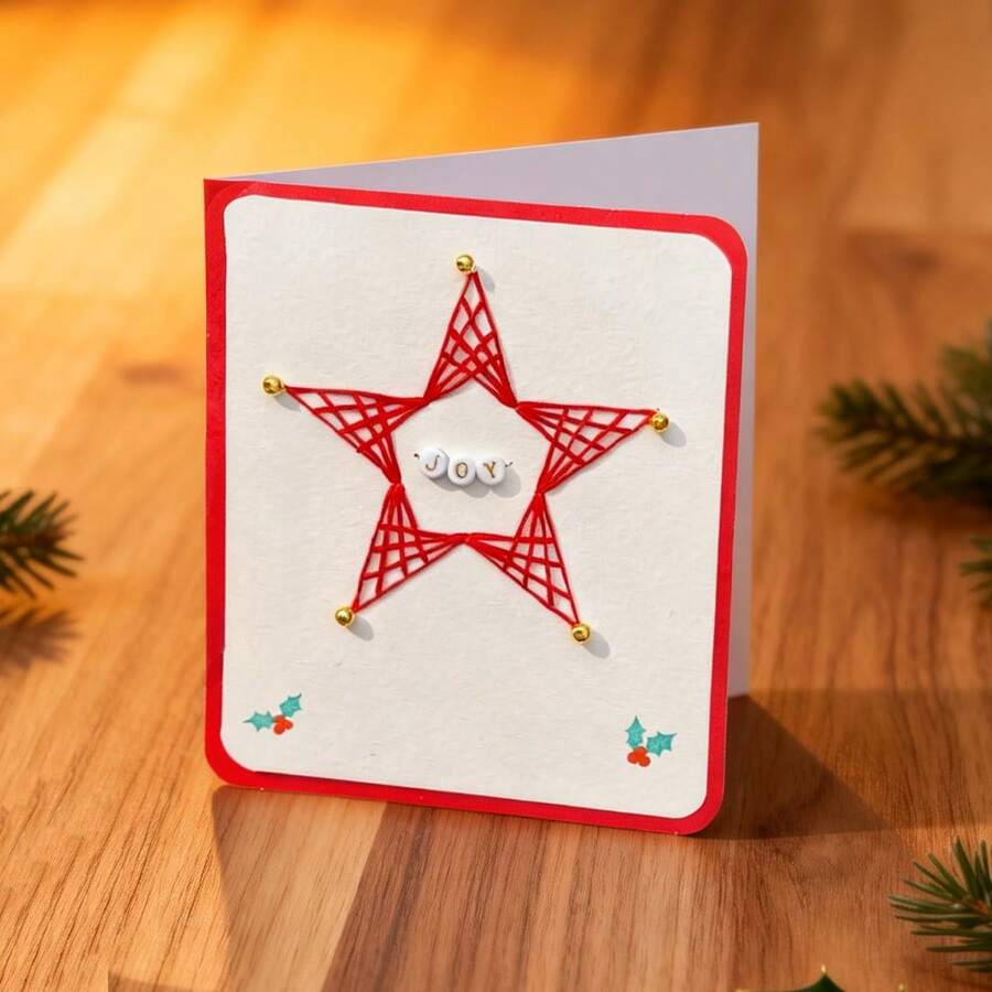 创意五角星金属切割模具，DIY剪贴簿相册和压花模板，贺卡制作工具，卡片纸切割工艺品，礼品卡制作模板模切。 - 銀色 - 查看 1