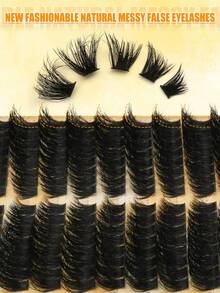 13 عنقود من رموش صناعية فاخرة وكثيفة، رموش مستقلة مصنوعة يدويًا، رموش مطولة وكثيفة جدًا، رموش مجعدة مستقلة، رموش مطولة، رموش كرتونية ممتدة، مناسبة للمبتدئين للاستخدام المنزلي، رموش صناعية كثيفة جدًا، مناسبة لمناسبات مختلفة مثل الزفاف والحفلات الراقية، يمكن تصميمها بحرية - DD - مشاهدة 4