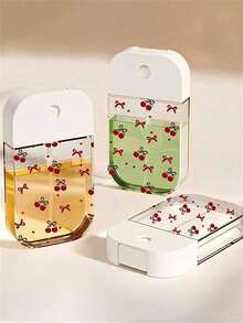 1PC 38ml New Bow Tie Pattern Transparent PET Refillable Travel Bottles, Perfume Spray Bottles, Makeup Remover Bottles, Moisturizing Bottles, Suitable For Nail Polish Remover, Toner And Makeup Remover, Reusable, Travel Essential, Perfect Travel Accessory, Holiday Gift, Christmas Gift, New Year Gift, Gift For Teachers, Friends, Loved Ones - Multicolor - View 7