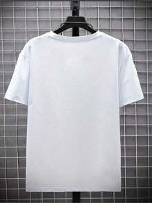 Camiseta de Bruja Esqueleto, Camiseta de Moda Casual de Algodón Puro Peinado de Manga Corta y Cuello Redondo para Hombres y Mujeres, para Halloween Z6SE - Negro - Ver 2