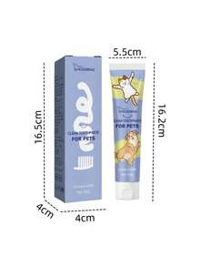 Pet Dental Toothpaste, Cleans Tartar And Stains, Repairs Teeth, Whitens Oral Care. Pet Toothpaste, Cat Dog Toothbrush Toothpaste Set, Removes Dog Tartar And Bad Breath. Edible, Suitable For Cleaning And Brushing. Professional Pet Toothpaste, Suitable For Cats And Dogs, Removes Tartar Buildup, Eliminates Bad Breath. Freshens Breath, Removes Tartar. - Multicolor - View 6