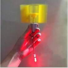 Mini Turbina Gerador Eólico Com Led E Pás P/ Fins Educativo - Amarelo - Visão 2