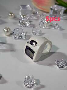 12 قطعة/علبة عداد خواتم إلكتروني، عداد خرز الصلاة العربية الشرقية، تصميم ملون خفيف الوزن، عداد عادي وعداد رؤية ليلية بالإضاءة الخافتة، شاشة عرض رقمية مريحة لعد الصلوات، تتبع التمارين، هدايا المناسبات وغيرها - متعدد الألوان - مشاهدة 43