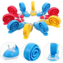 Cartoon Snail Door Pinch Guard 10Pc Set - Soft Silicone Door Stopper And Pet Safety Quiet Door Protector And Accessory Home And Office - Assorted Color - View 2