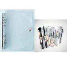 PVC Loose Leaf Binder A5/A6/A4 Transparent Notebook Cover - Clear - View 20