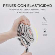 HALOVIDA Cepillo para Cabello con Cerdas Mixtas de Jabalí y Nailon Cojín de Aire Elástico Antiestático y de Masaje Capilar Deja el Cabello Suave y Sin Frizz 1 unidad - Pago - Ver 4
