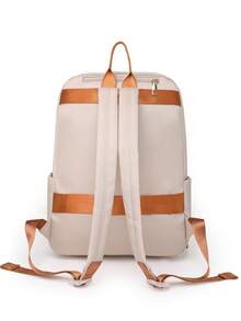 Waterproof Large Capacity Backpack, Fashionable & Versatile - Beige - View 9