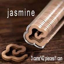 1盒，42片不粘吉祥云香粉，木质，每片燃烧约30分钟，罐装香片，持久去除室内异味，多种香味可选，适合作为生日、毕业礼物等。