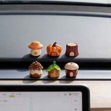 2/6pcs Creative Forest Cabin Car Dashboard Decor Ornament - Ideal For Decorating Your Car Dashboard, Computer Desk, Office Computer Screen, And Office Desk. These Are Small Decorative Items And Gifts (Using Non-Trace Adhesive).