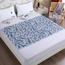 Almohadillas sanitarias reutilizables a prueba de fugas, protector de colchón lavable e impermeable adecuado para los períodos de las mujeres, la incontinencia y la enuresis; también adecuado para adultos y ancianos - Multicolor - Ver 1
