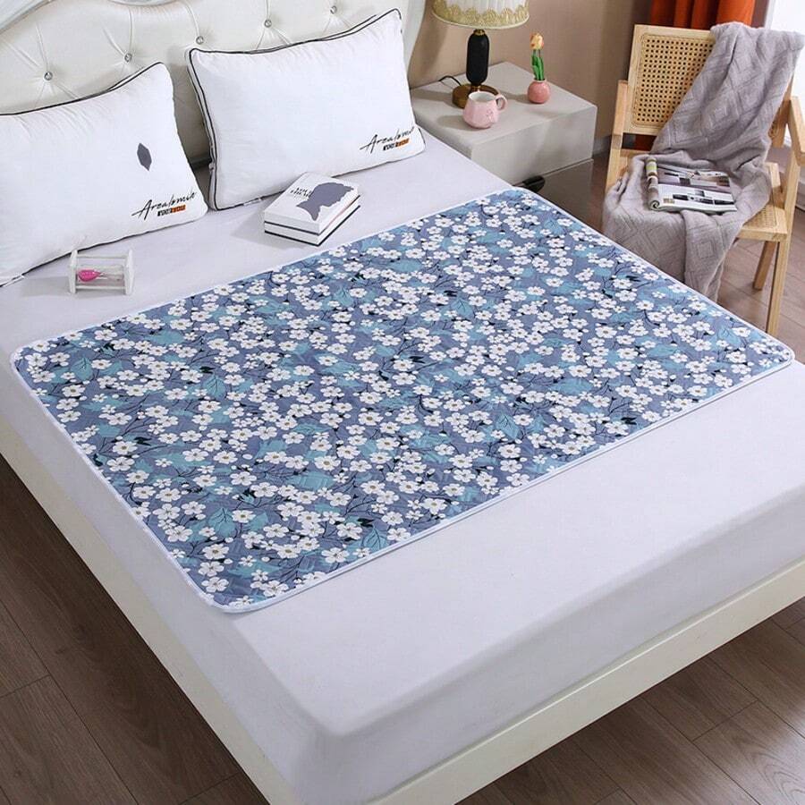 Almohadillas sanitarias reutilizables a prueba de fugas, protector de colchón lavable e impermeable adecuado para los períodos de las mujeres, la incontinencia y la enuresis; también adecuado para adultos y ancianos - Multicolor - Ver 1