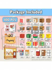 Multiple Styles Magnetic Blocks, Magnetic Cubes Travel Set  Ages 4-8 8-12, Magnet Building Blocks Sensory Montessori STEM  S For 3 4 5 6 7 8 Year Old Girls Birthday Gifts,38397777 - Màu xanh chanh - Xem 5