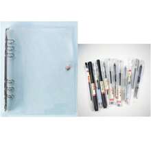 PVC Loose Leaf Binder A5/A6/A4 Transparent Notebook Cover - Clear - View 24