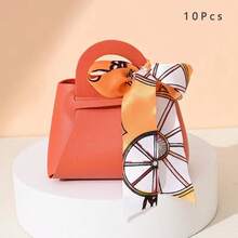 1/5/10/20件套，真皮礼品袋，带蝴蝶结，优质材料，多种颜色可选，适合婚礼、派对等各种场合，迷你小袋适用于各种场景和活动，易于组装，是馈赠亲朋好友的理想之选。 - 彩色 - 查看 26