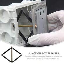 Geesatis 86型墙盒维修工具，通用开关插座盒维修工具，坚固底部盒式墙插座绝缘维修工具，盒式维修套装 - 彩色 - 查看 11