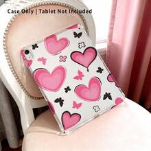 1pc High Transparent Anti-Drop TPU Tablet Case, High-Definition Heart UV Printing, Compatible With IPAD 11 2025, MINI6/7, AIR1/2, Air4/AIR5/Air6/AIR7, 9.7 Inch IPad 2019/2020/2021, 10.2 Inch IPad 10/11, AIR11 (2024/2025), PRO11 (2024), PRO11 (2018-2022), PRO12.9 Inch/AIR13 - Multicolor - View 5