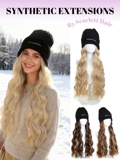 22 Inch Long Curly Wig, Big Wave Crimped Wig, Elastic Design For Easy Wear, Suitable For Women's Parties, Festivals, Gifts, Music Festivals, Parties, Daily Wear, Salons, Cosplay, Weddings, Y2K, Lolita, JK Style, Suitable For Fine, Soft Hair, Beginners And All Skin Tones, Great Gift For New Year And Valentine's Day, Hair Accessories