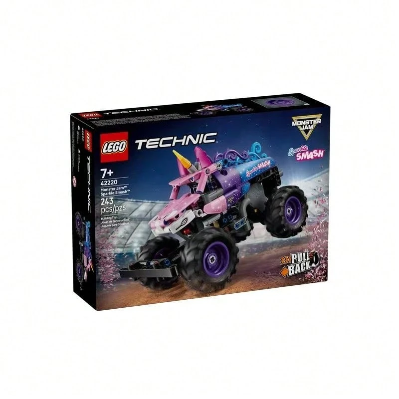 LEGO Technic Series 42220 Monster Jam Sparkle Smash Spring-Loaded ...