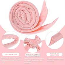 4 piezas Accesorios y herramientas para el cabello de mujer, rizador de cabello sin calor, herramientas de peinado, pasadores para el cabello, lazos para el cabello, herramientas para el cabello para barbería, salón de belleza, artículos esenciales de viaje, productos para el cabello, decoración del hogar, baño y uso diario, cuidado suave del cabello, accesorios para el cabello - Negro 4 piezas - Ver 6