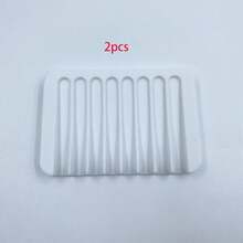 1个装批发多色硅胶皂碟，创意皂盒，皂托，沥水皂碟，硅胶皂盘，防滑皂垫，浴室收纳盒，颜色随机 - 彩色 - 查看 10