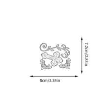 Creative Flowers And Crosses Metal Cutting Dies, DIY Scrapbooking Album And Embossing Stencil, Greeting Card Making Tool, Card Paper Cutting Crafts ,Gift Card Making Template Die Cuts. - Silver - View 13