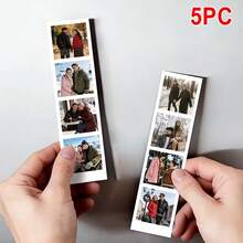 定制照片冰箱贴，适用于节日派对、圣诞节、万圣节、返校季、婚礼纪念、新娘送礼会、旅行回忆，纸质冰箱贴，情侣创意礼物 - 彩色 - 查看 9