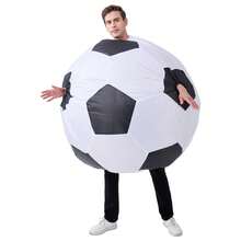 1pc Inflatable Football Bear Costume, Includes Costume Only (No Fan, No Battery)