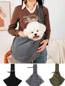 15lbs Breathable Cat Carrier Bag, Shoulder Pet Carrier Bag For Outdoor Use