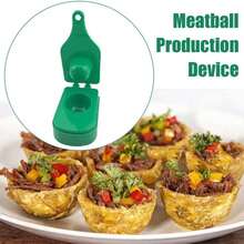 Non-Stick Meatball Maker 16 Holes Home Kitchen Tool For Octopus Balls And Appetizers - Green - View 5