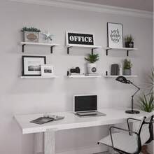 乡村风木质置物架，农舍风格悬浮置物架，适用于墙面装饰，可悬挂于浴室、卧室、储物空间、厨房、客厅