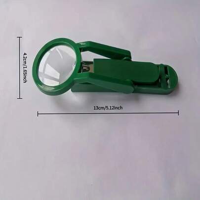 1pc Stainless Steel Nail Clipper With Magnifier - Splash-Proof Rubber Handle, Portable Nail Clipper With Magnifier Suitable For Elderly, Precision Trimming Tool, Nail Care Accessory | Ergonomic Design | Durable Structure, Nail Clipper