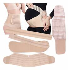 TendenciaFaja Embarazada Maternidad Soporte Embarazo Y Faja Postparto Coral Claro MCalidad premium - Coral claro - Ver 13