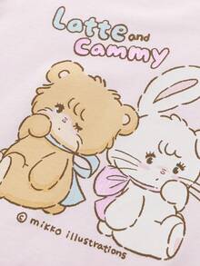 Balabala Girls' Antibacterial Pajama Set, Tween Girl Loungewear Spring 2026 - Pink - View 3