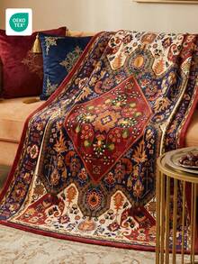 1pc Flannel Blanket - Ideal For Room Decor, Eid Decoration, Super Soft, Lightweight, Suitable For Everyday Home Use, Great Birthday Gift For Friends, Family Or Yourself, Cozy & Warm, Soft & Easy Care, Multipurpose Blanket For Sofa, Bedroom, Living Room, All Seasons, Can Be Used For Travel, Sofa Or Bed, Comfortable Gift For All Seasons, Bedroom Decor, Room Decor, Oeko-Tex Certified